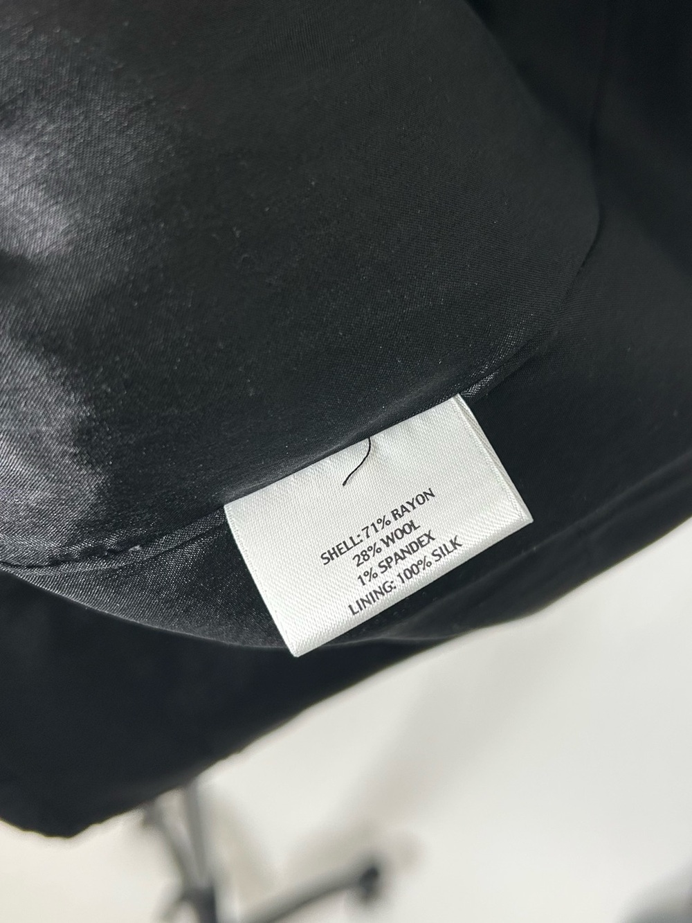 Eileen Fisher Crinkle Jacket Women's Medium Black 3/4 Sleeve Mid Length Textured - Picture 10 of 15